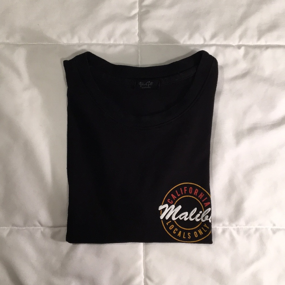 Brandy Melville black Malibu Tee